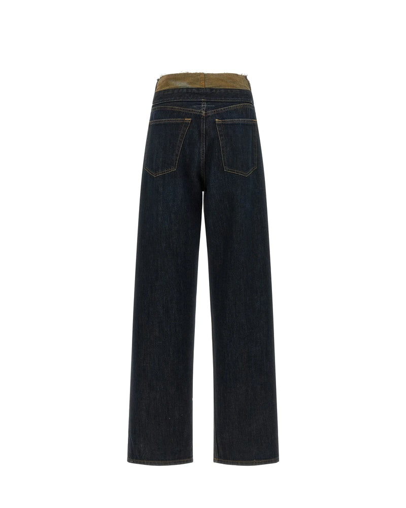 MM6 Maison Margiela Jean in blue, Cotton — view 2