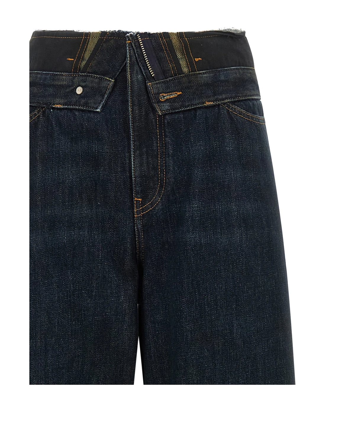 MM6 Maison Margiela Jean in blue, Cotton — view 3