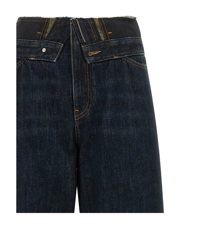 MM6 Maison Margiela Jean in blue, Cotton — view 3