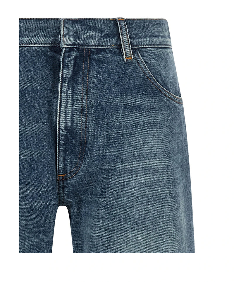 MM6 Maison Margiela Jean in blue, Cotton — view 3
