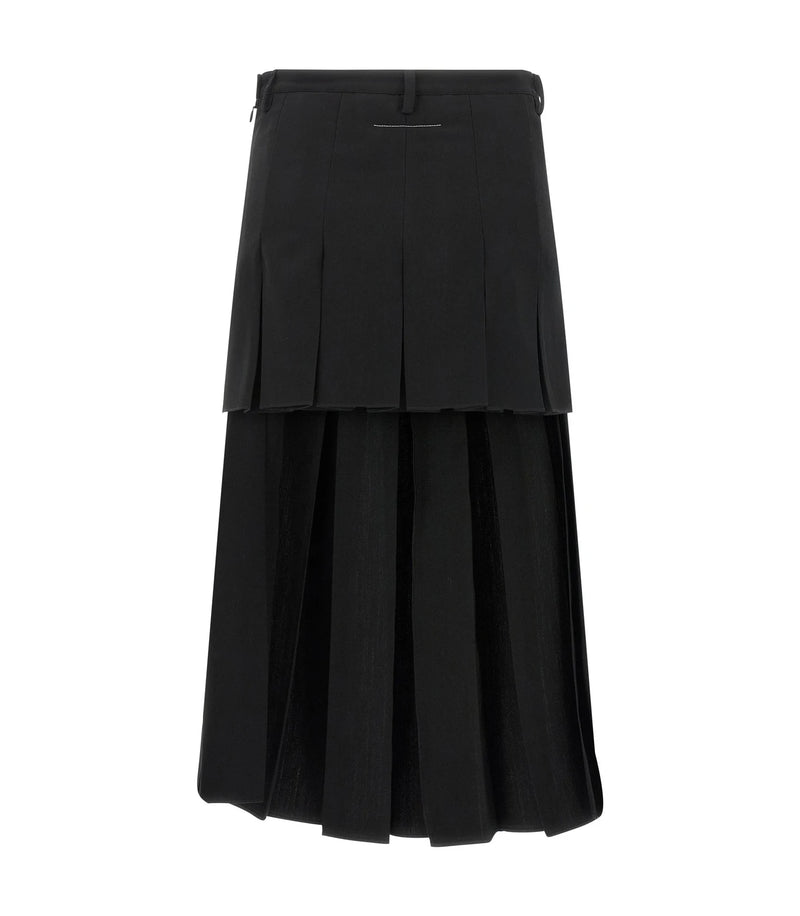 MM6 Maison Margiela Skirt in black, Polyester — view 2