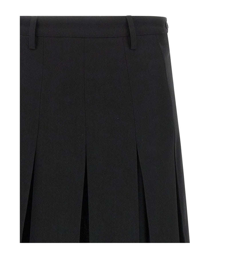 MM6 Maison Margiela Skirt in black, Polyester — view 3