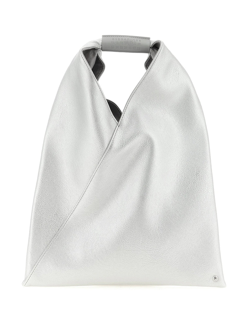 MM6 Maison Margiela Tote Bag in silver, Polyurethane