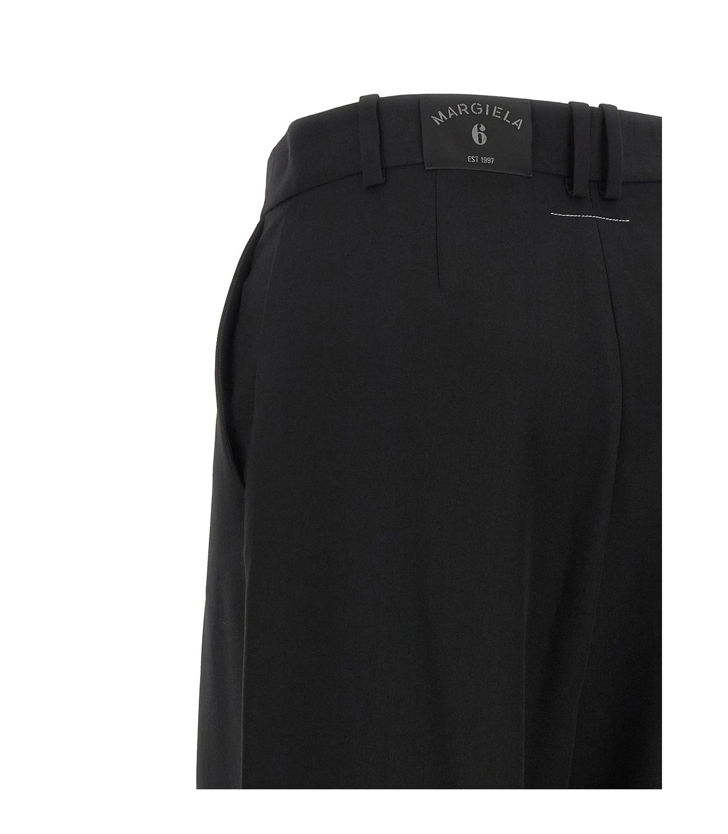 MM6 Maison Margiela Trouser in black, Polyester — view 4