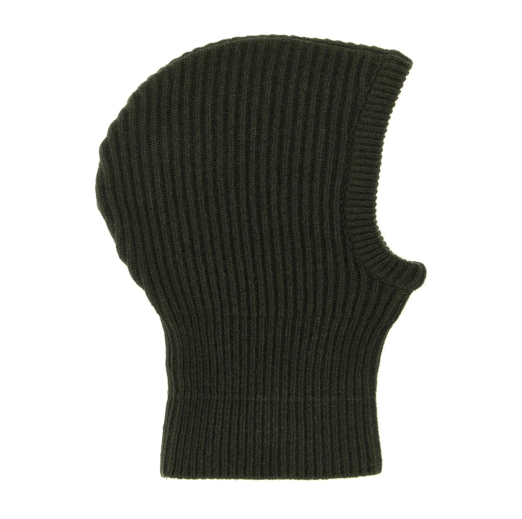 MM6 Maison Margiela Winter Hat in green, Wool
