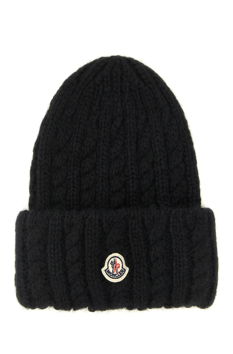 Moncler Beanie in black, Alpaca