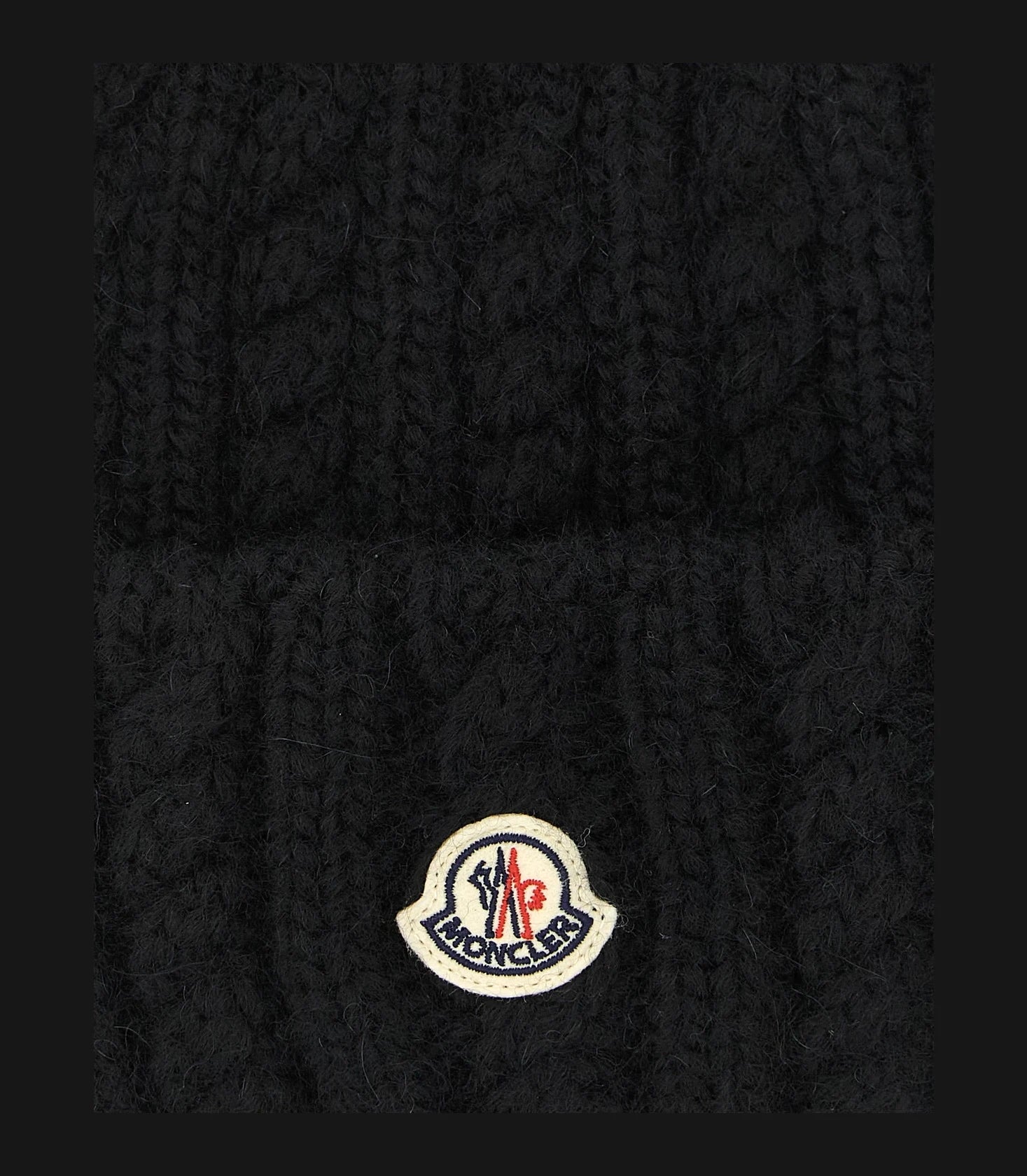 Moncler Beanie in black, Alpaca — view 3