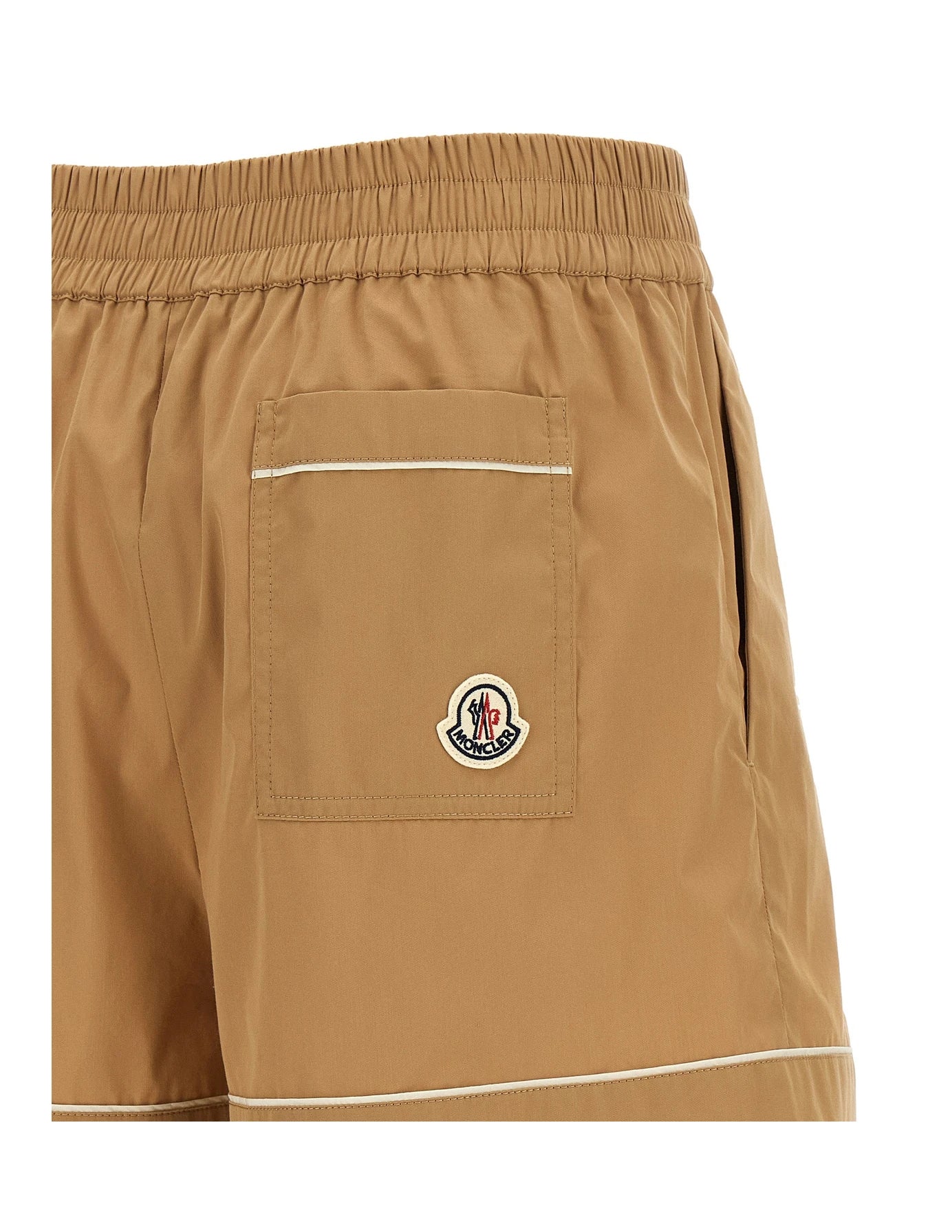 Moncler Bermuda in beige, Nylon — view 4