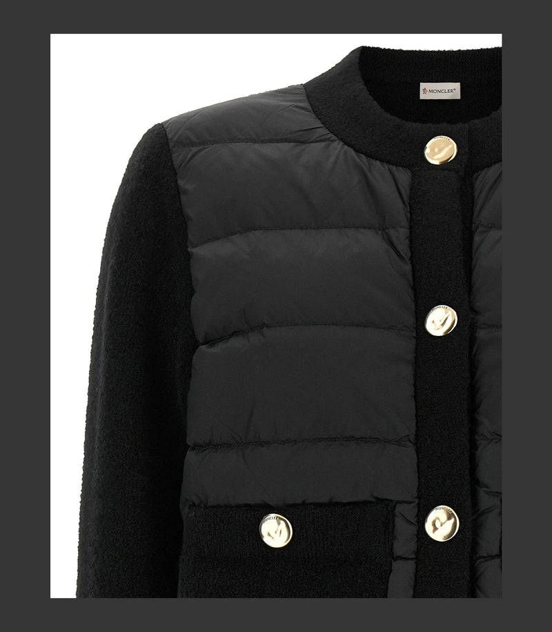 Moncler Bolero Jacket in black, Polyamide — view 3