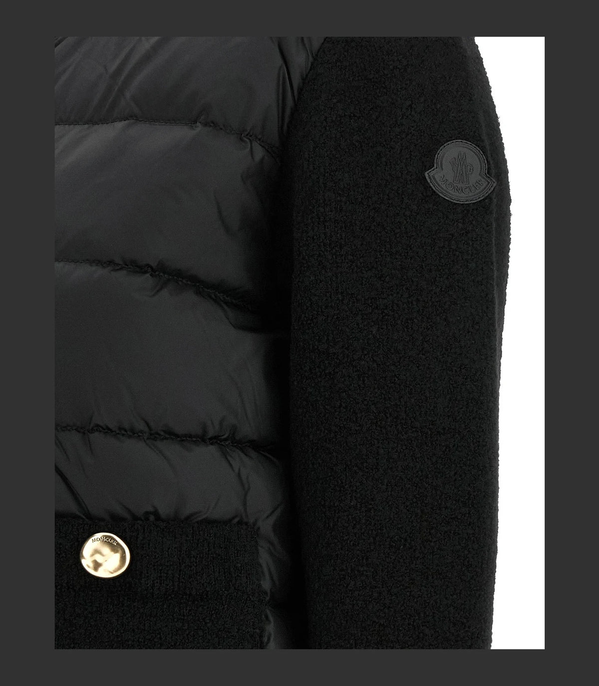 Moncler Bolero Jacket in black, Polyamide — view 4
