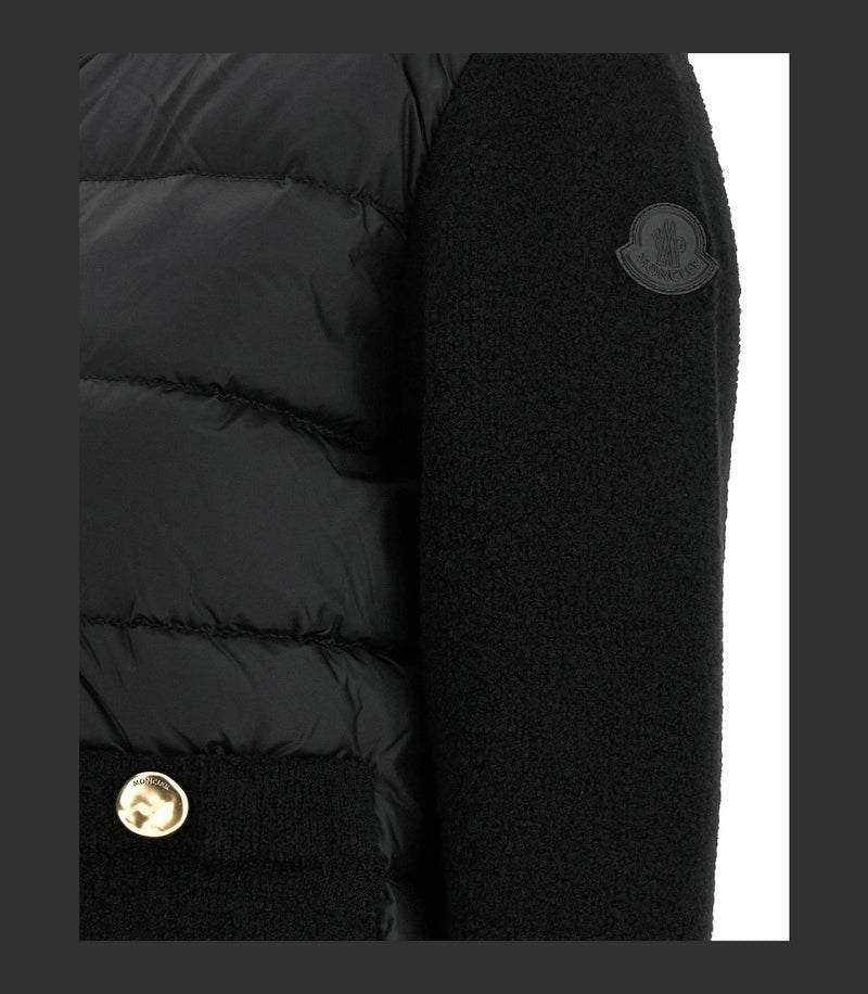 Moncler Bolero Jacket in black, Polyamide — view 4