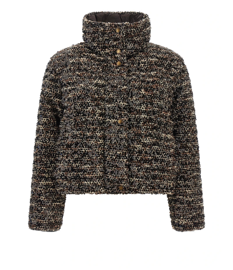 Moncler Bolero Jacket in brown, Polyester