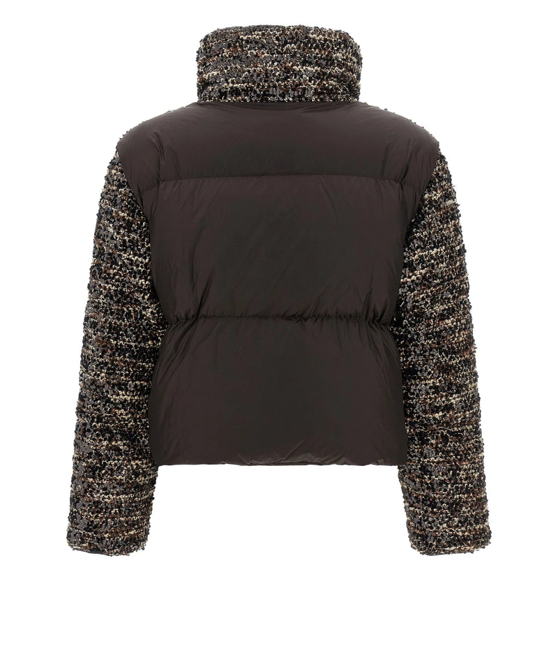 Moncler Bolero Jacket in brown, Polyester — view 3