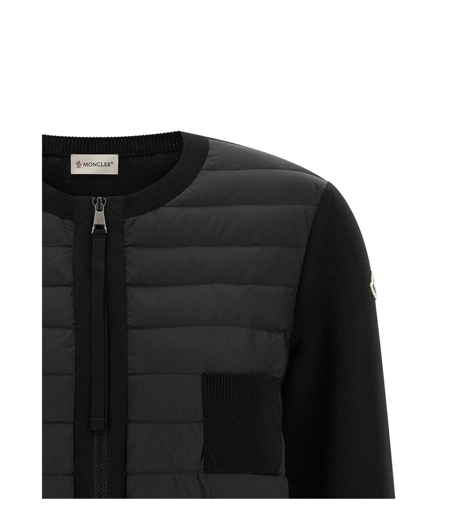 Moncler Cardigan in black, Polyamide — view 3