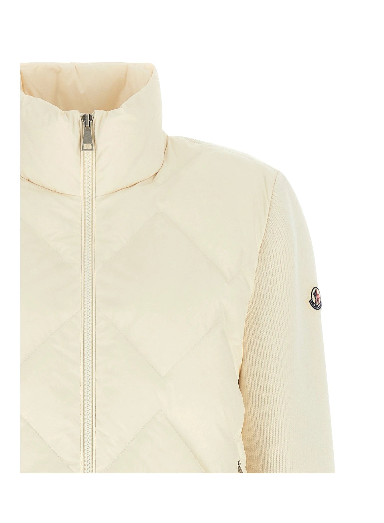 Moncler Cardigan in white, Polyester — view 3