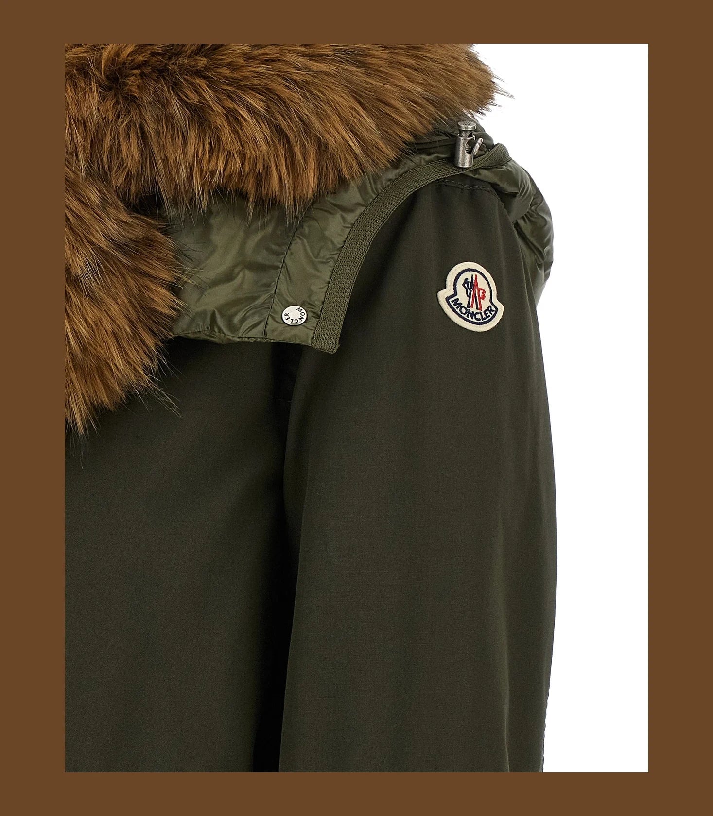 Moncler Parka in brown — view 6