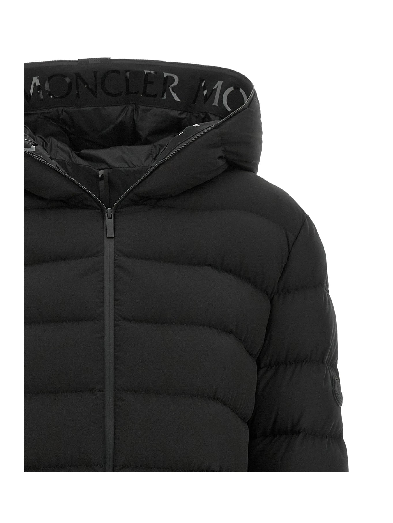 Moncler Puffer Jacket in black, Polyester — view 3