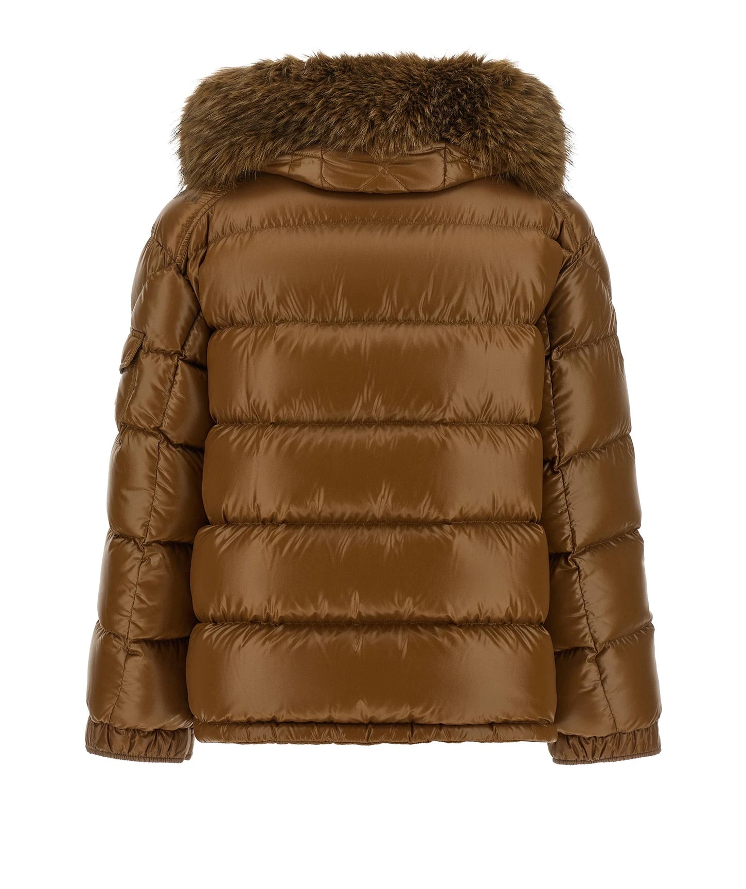 Moncler Puffer Jacket in brown, Polyamide — view 3