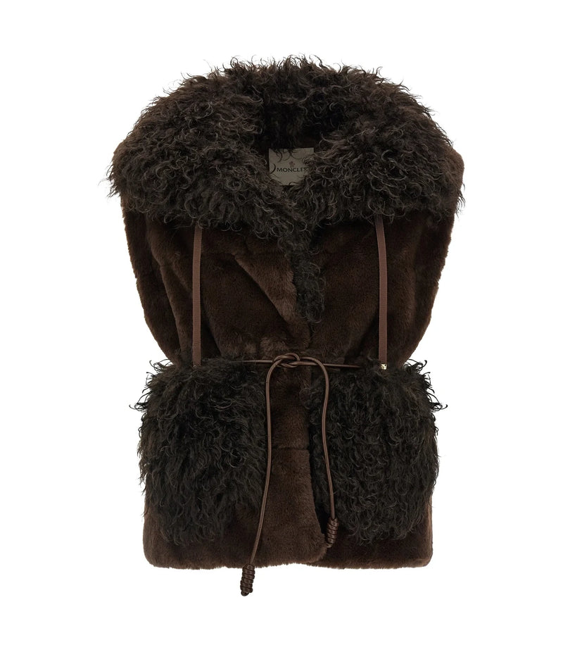 Moncler Puffer Jacket in brown, Polyester — view 2