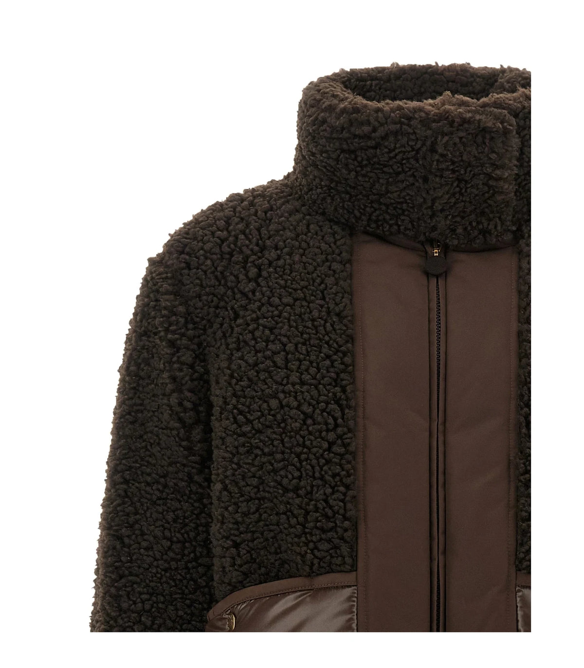 Moncler Puffer Jacket in brown, Polyester — view 3