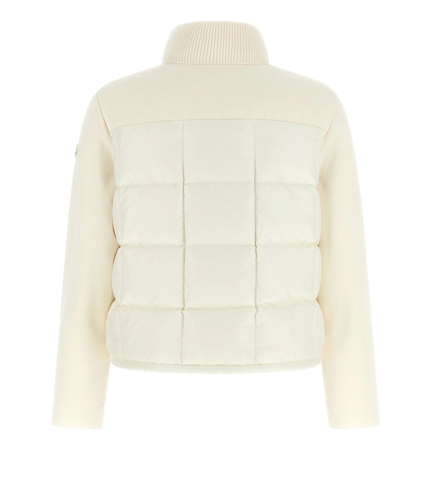 Moncler Puffer Jacket in white, Virgin Wool — view 2