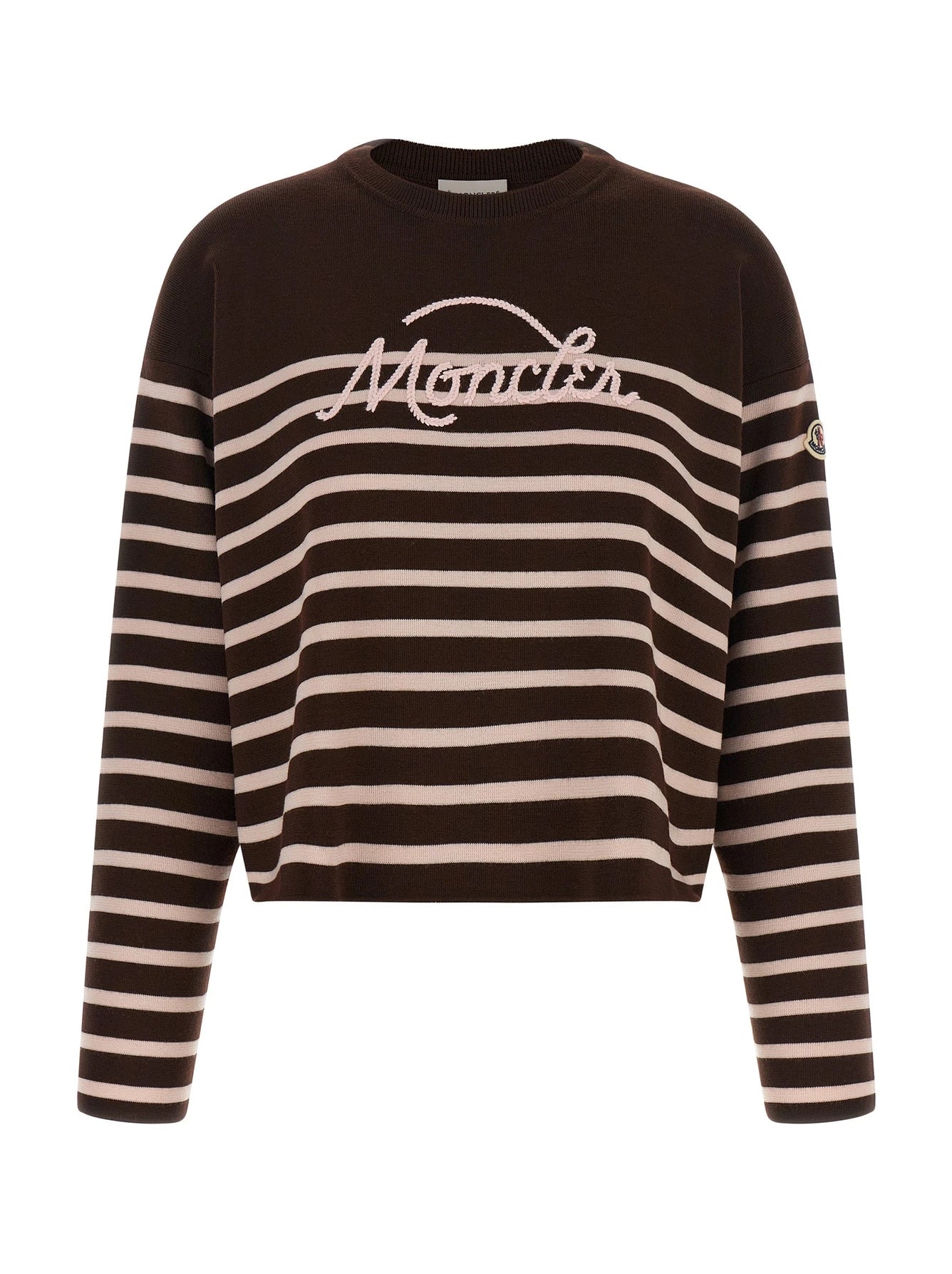 Moncler Sweater in white, Virgin Wool