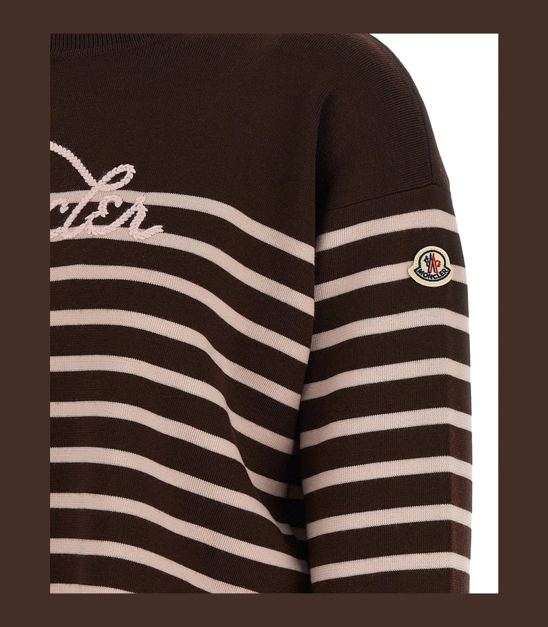 Moncler Sweater in white, Virgin Wool — view 4