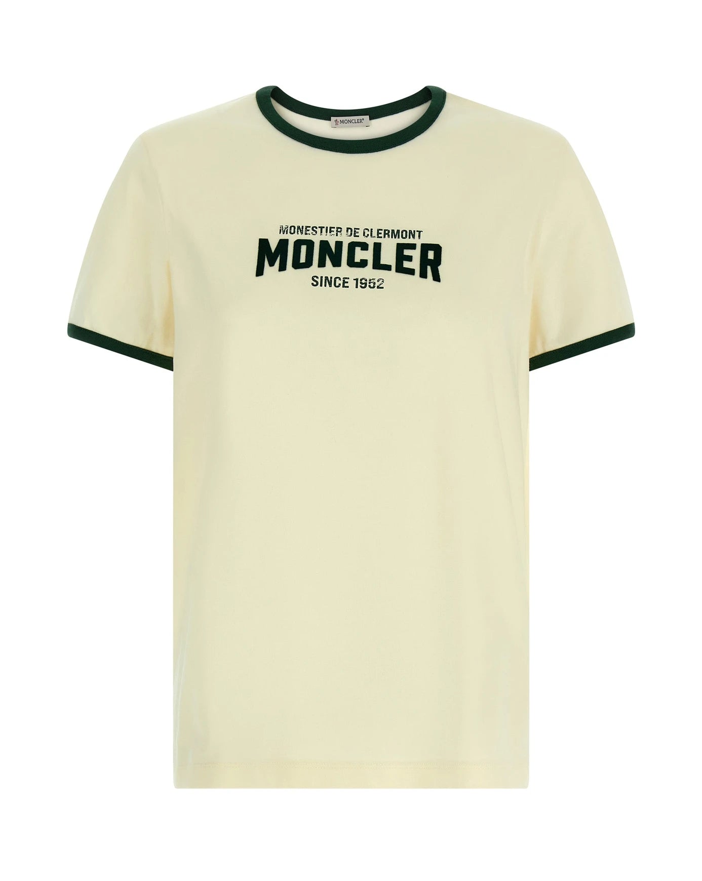 Moncler T-Shirt in beige, Cotton