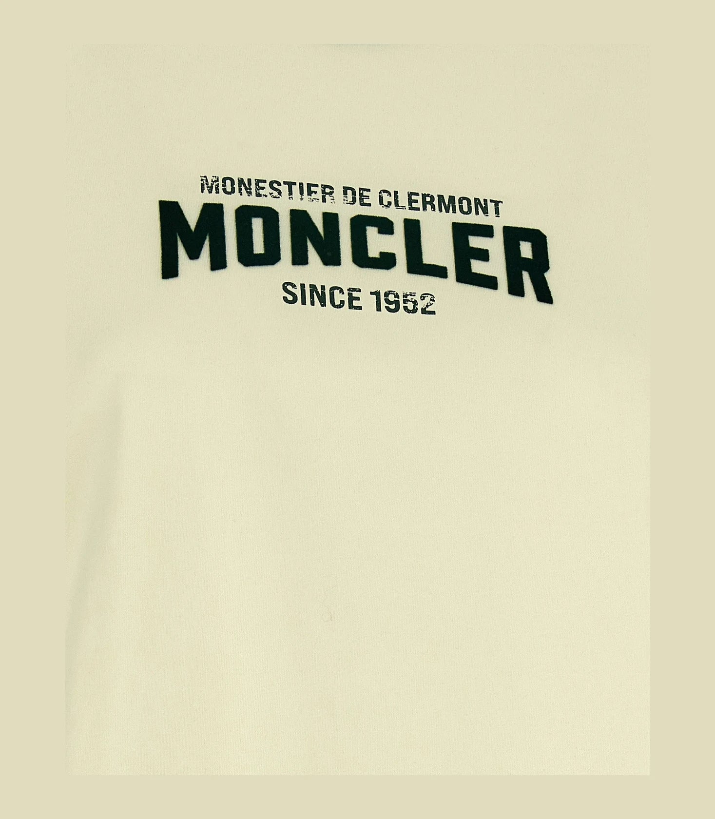 Moncler T-Shirt in beige, Cotton — view 4