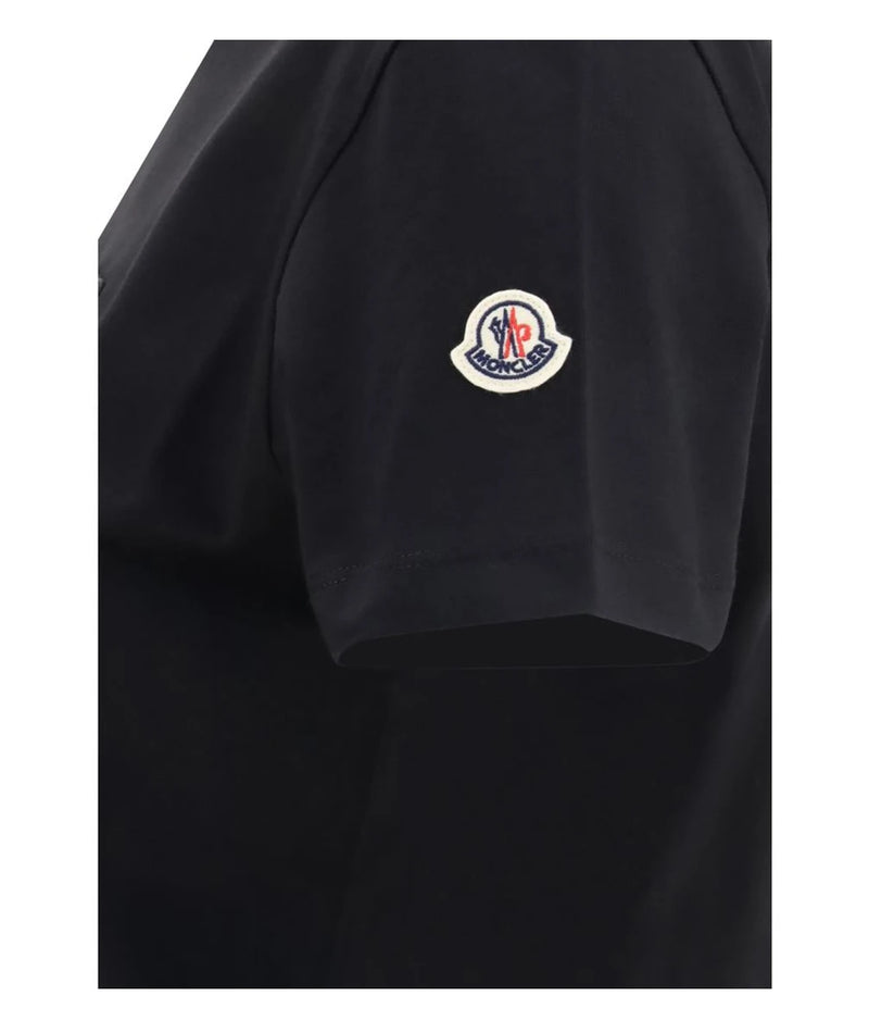 Moncler T-Shirt in black, Cotton — view 3