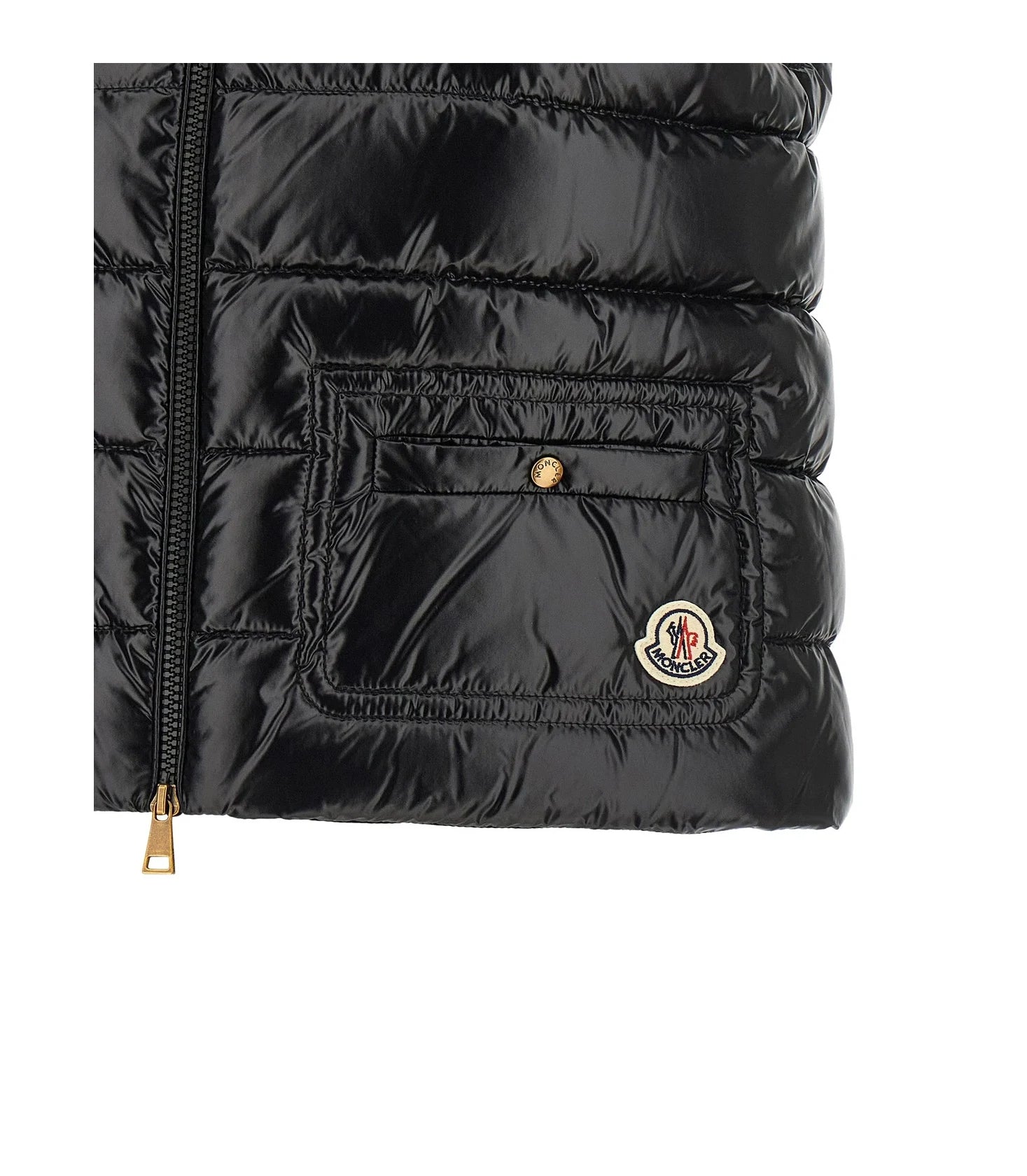 Moncler Vest in black, Polyamide — view 4