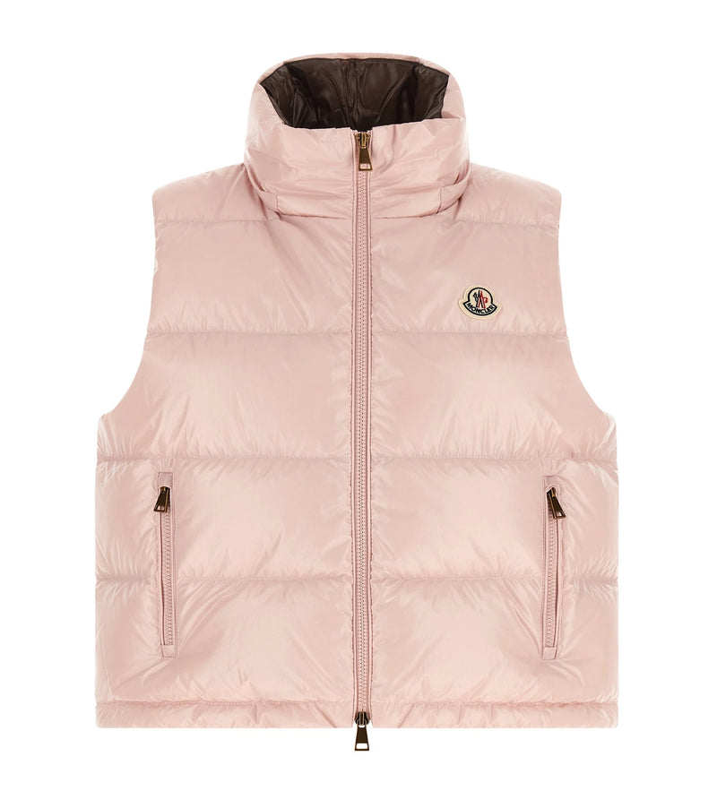 Moncler Vest in pink, Polyamide — view 2