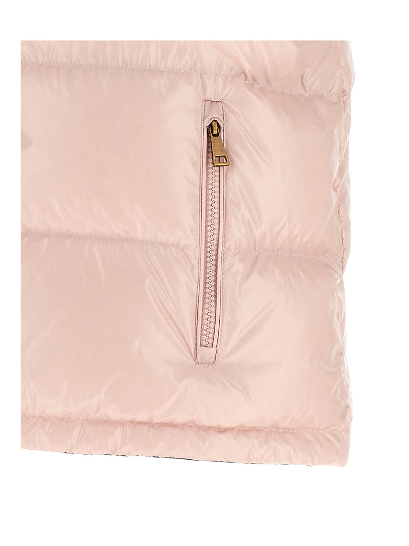 Moncler Vest in pink, Polyamide — view 5