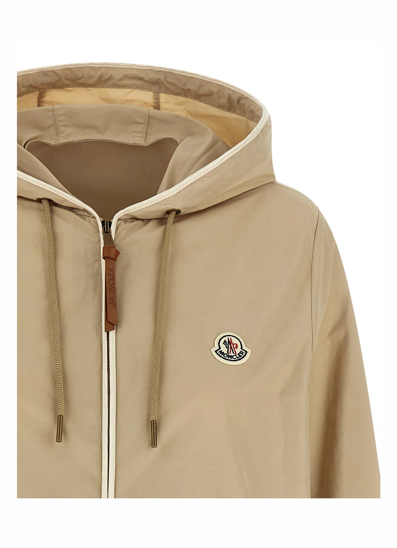 Moncler Windbreaker in beige, Polyester — view 4