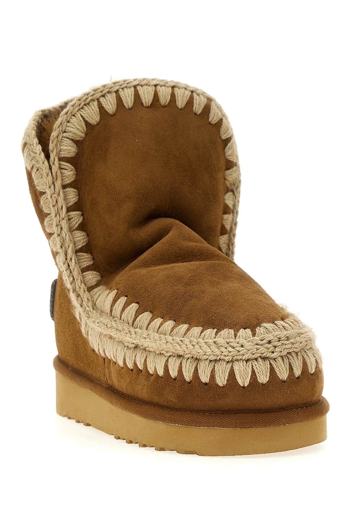 Mou Ankle Boots in brown, Sheepskin Leather — view 2