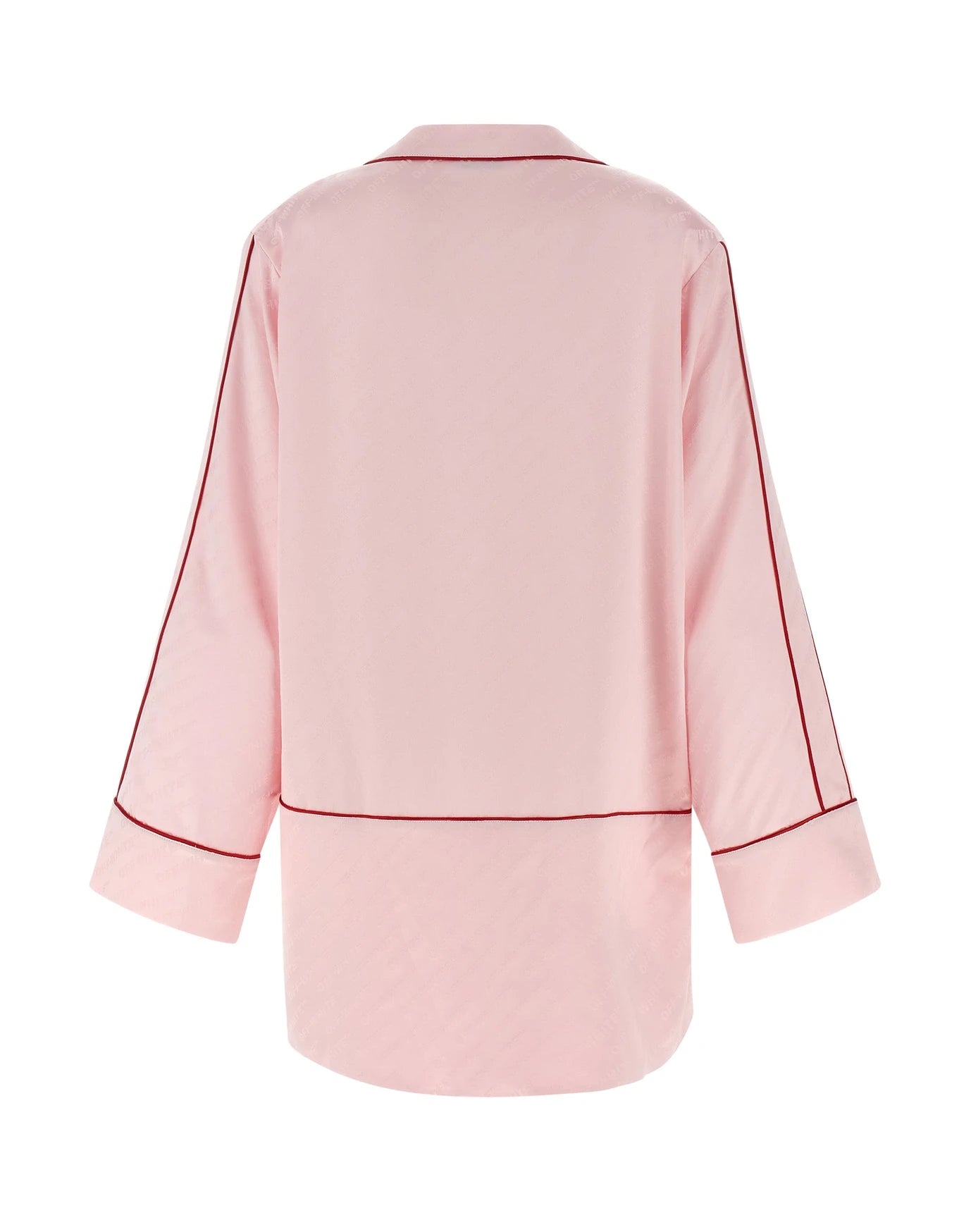 Off-White Dress Shirt in pink, Viscose — view 2