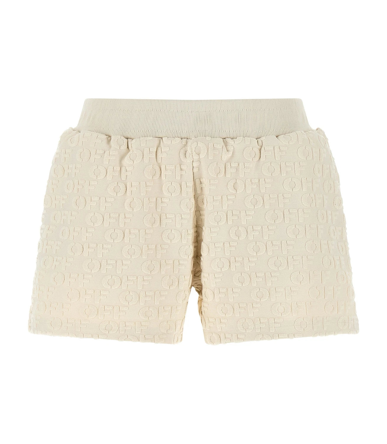 Off-White Short in beige, Cotton
