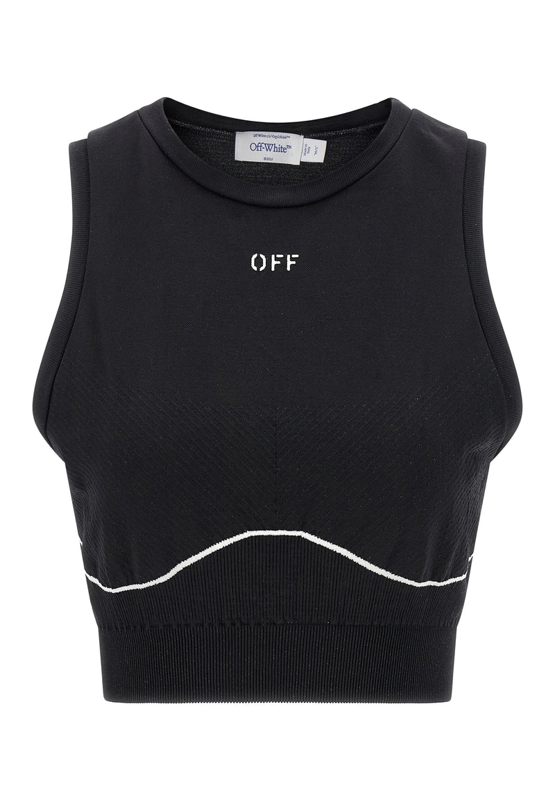 Off-White Sports Bra in black, Polyamide