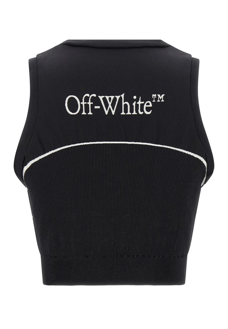 Off-White Sports Bra in black, Polyamide — view 2