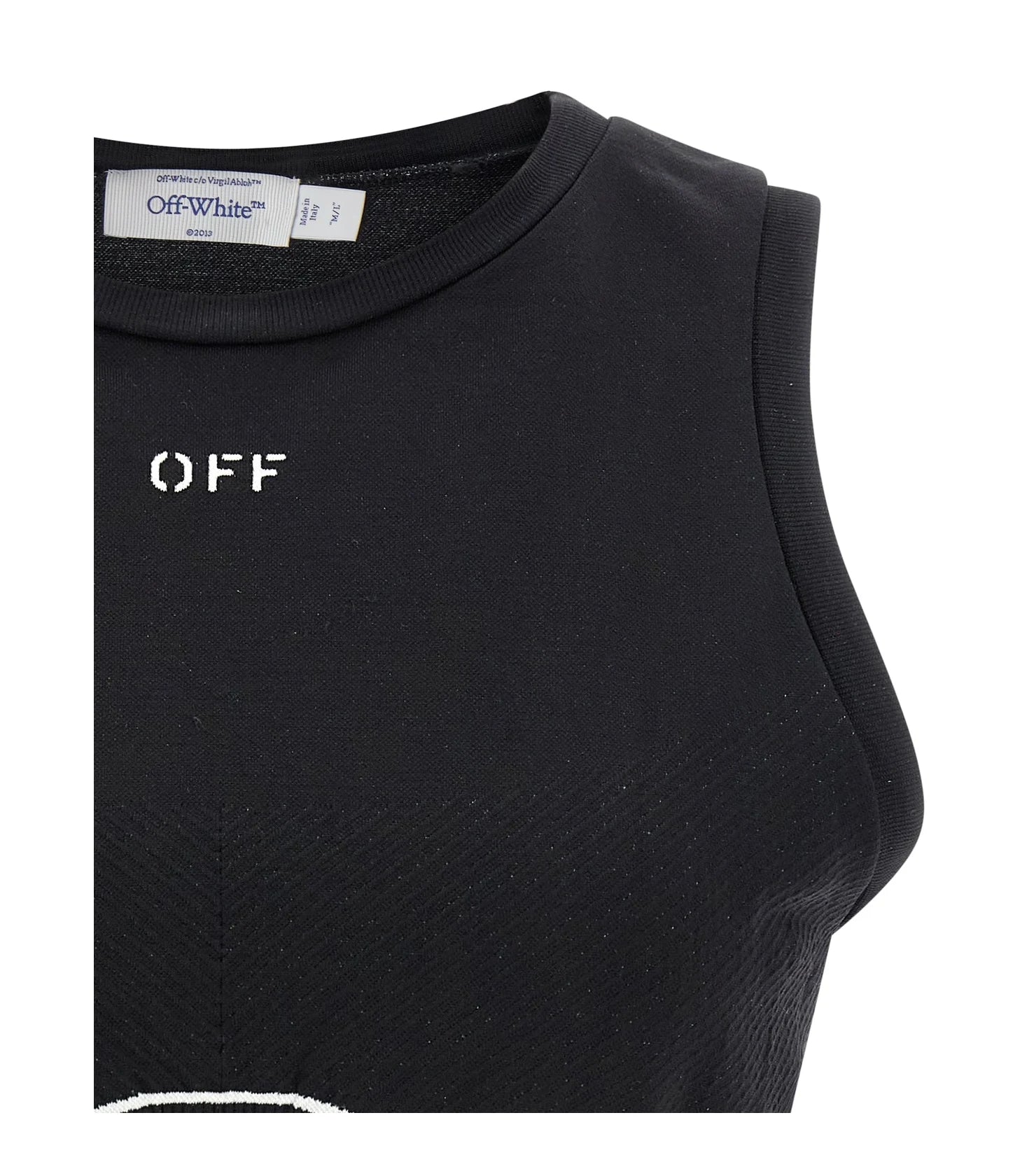 Off-White Sports Bra in black, Polyamide — view 3