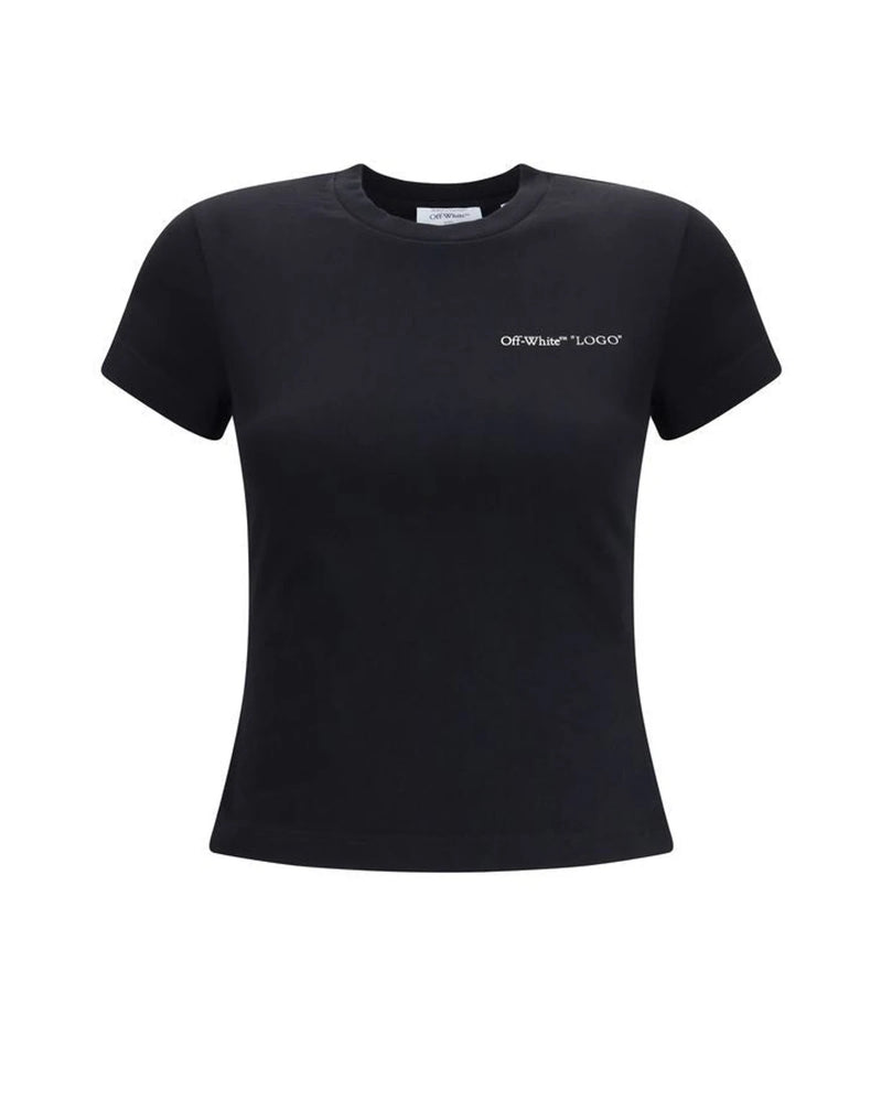 Off-White T-Shirt in black, Cotton