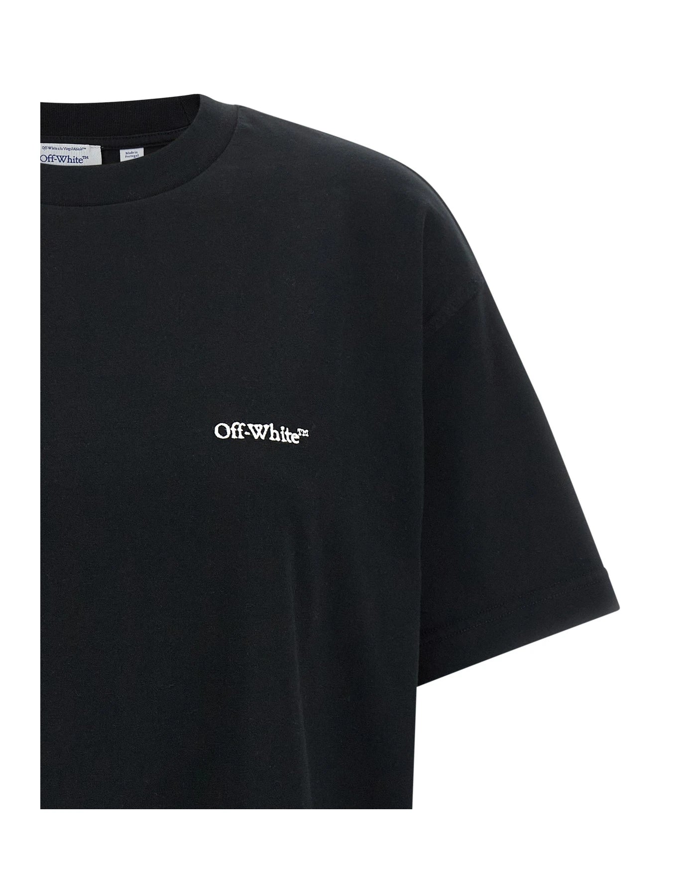 Off-White T-Shirt in black, Cotton — view 3