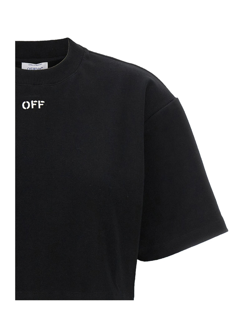 Off-White T-Shirt in black, Cotton — view 3