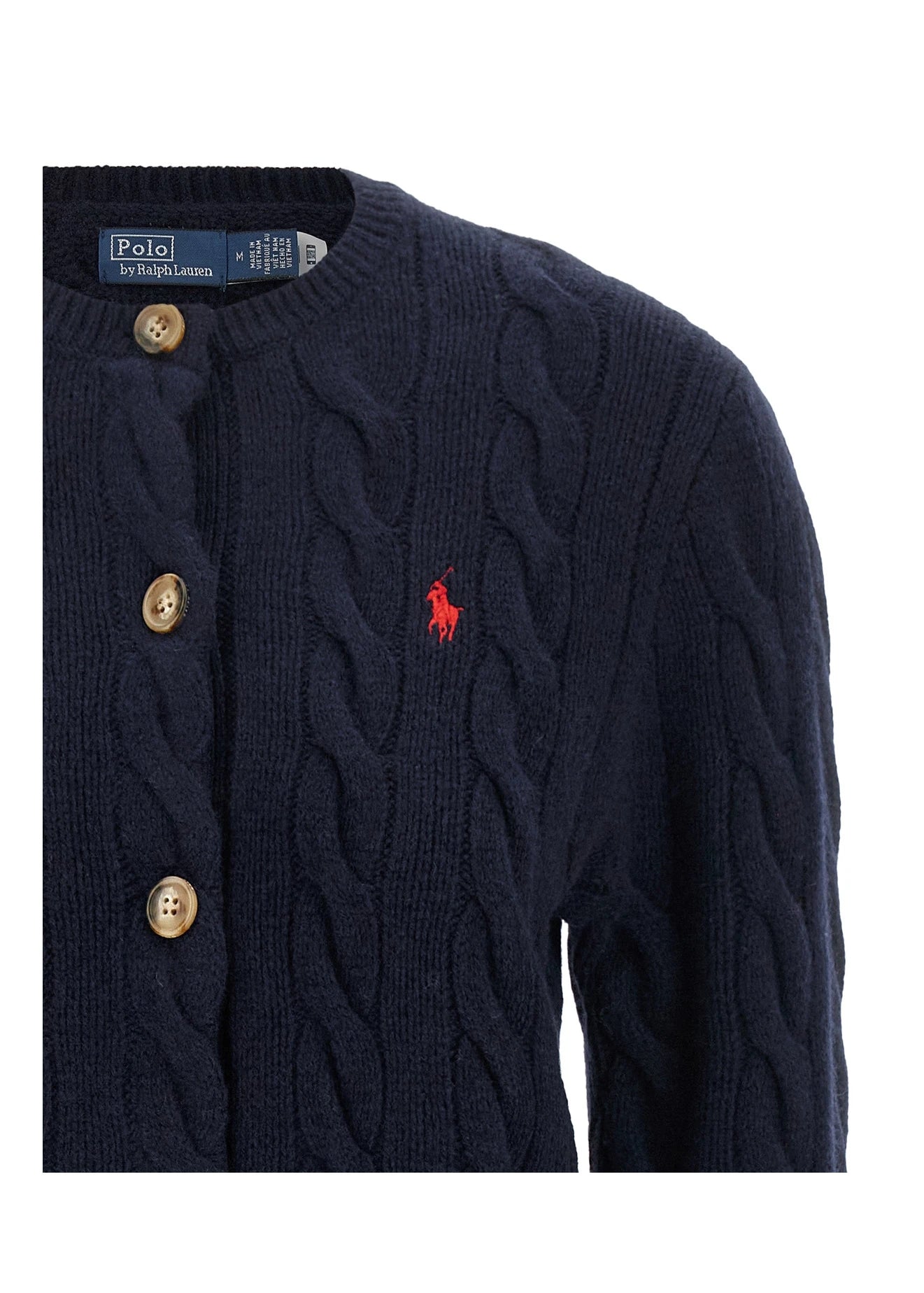 Polo Ralph Lauren Cardigan in blue, Wool — view 3