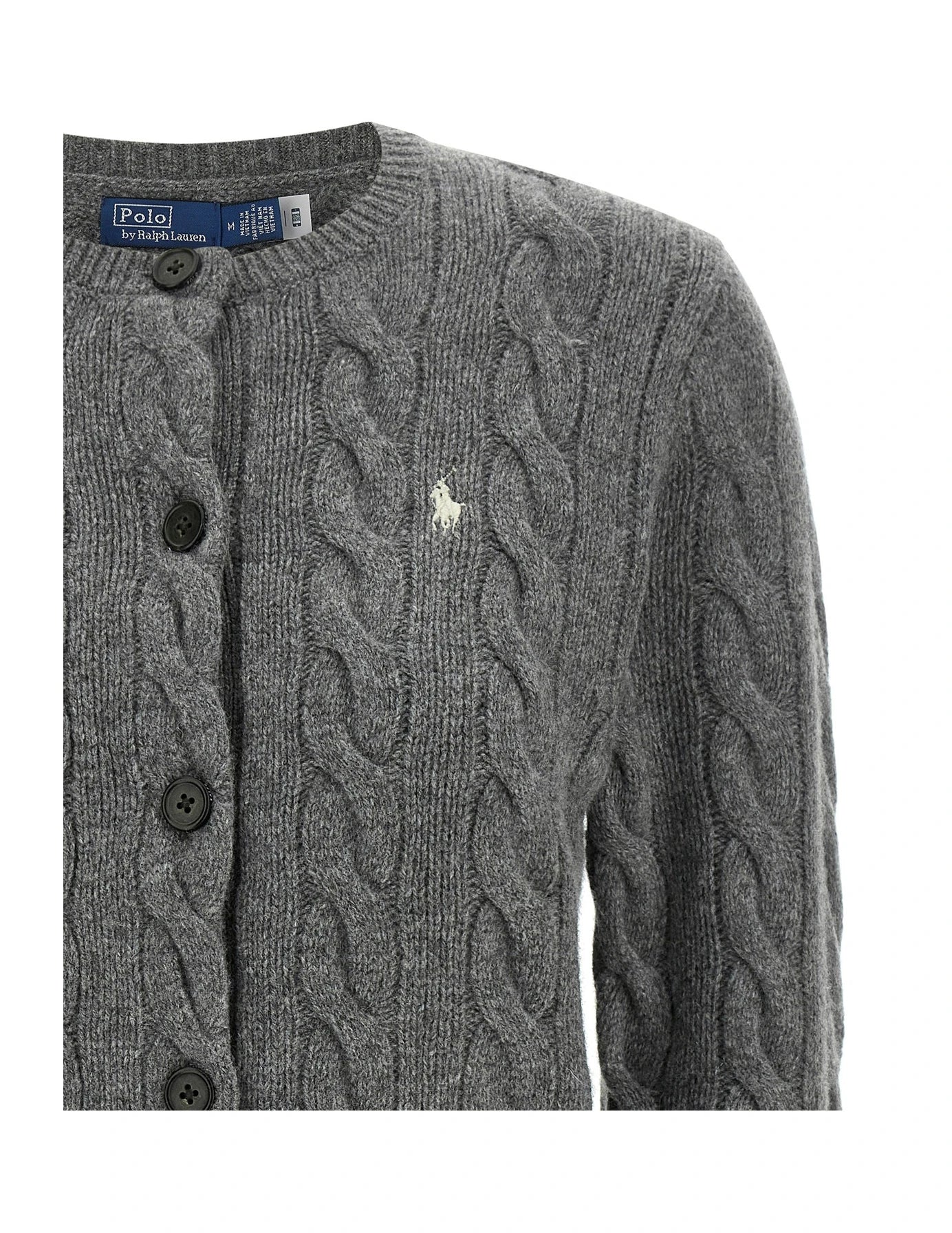Polo Ralph Lauren Cardigan in gray, Wool — view 3