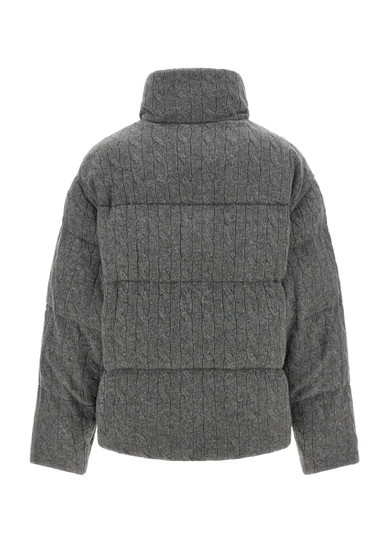 Polo Ralph Lauren Puffer Jacket in gray, Wool — view 2
