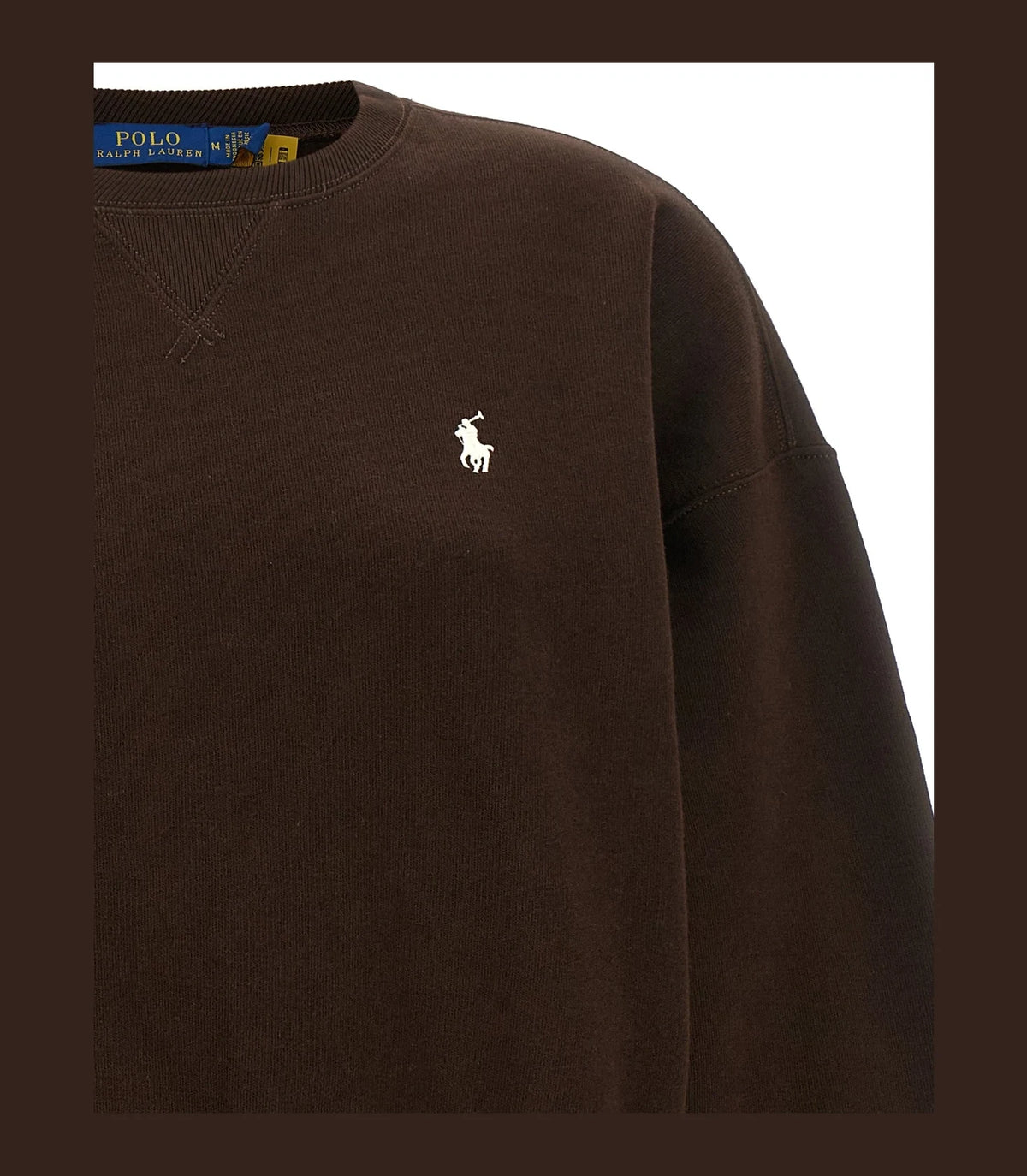 Polo Ralph Lauren Sweatshirt in brown, Cotton — view 3