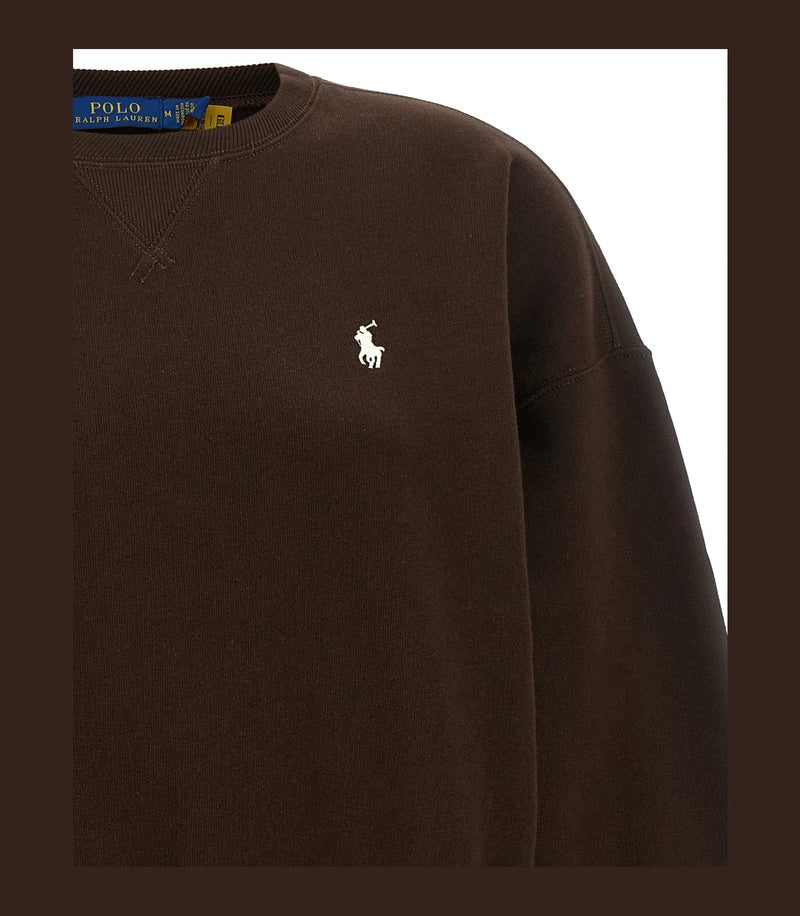 Polo Ralph Lauren Sweatshirt in brown, Cotton — view 3