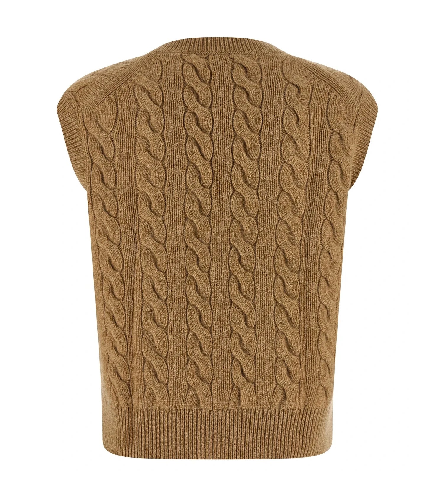 Polo Ralph Lauren Vest in beige, Wool — view 2