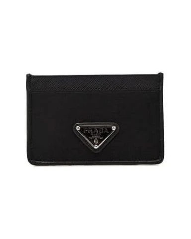 Prada Black Nylon Cardholder Card Cases